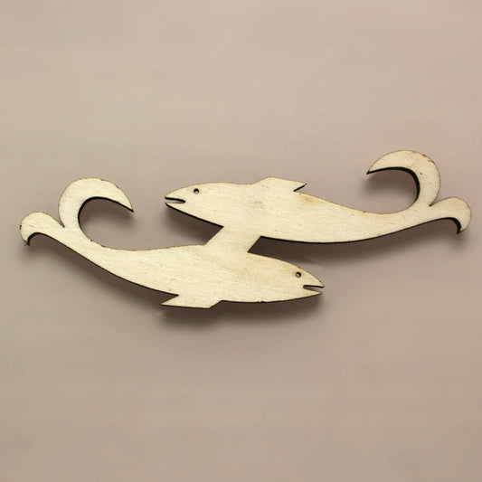 Fische -  Accessoire aus Holz