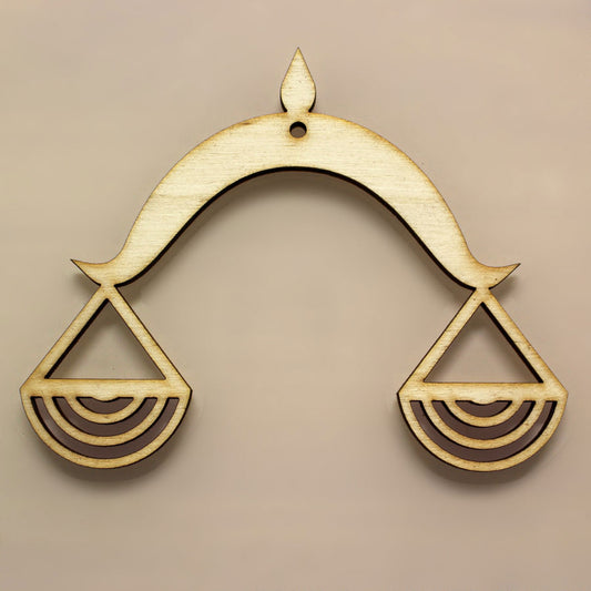Waage -  Accessoire aus Holz